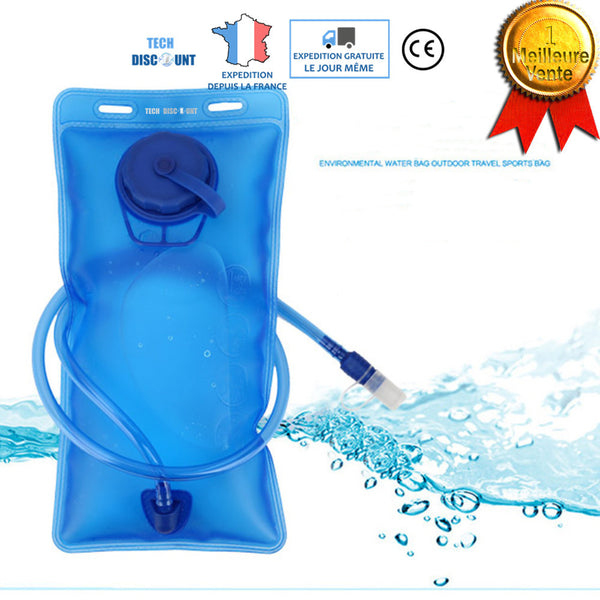 Bouteille D'Eau Pliable ACHSOO - Vessie Hydratation 1L 1.5L 2L 3L Pour Randonnée Course Cyclisme Bouteille D'Eau Pliable ACHSOO - Vessie Hydratation 1L 1.5L 2L 3L Pour Randonnée Course Cyclisme