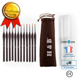 Peinture triangle cheveux très fine ligne crochet stylo peinture à l'huile aquarelle pinceau stylo fournitures d'art professi