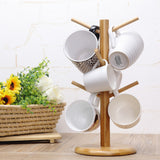 Bambou mug rangement