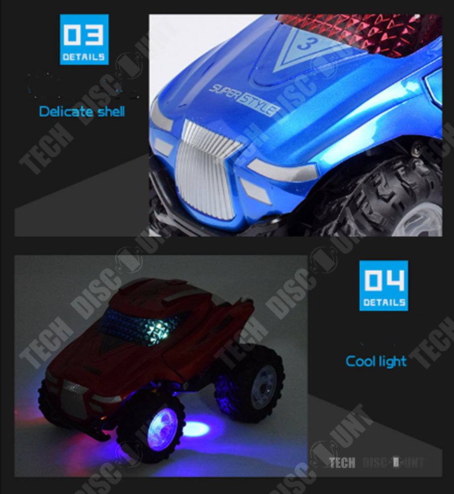 TD® voiture télécommandée enfant fille garçon tout terrain rapide jouet adulte sans fil music grosse roue exterieur interieur 3-7 an