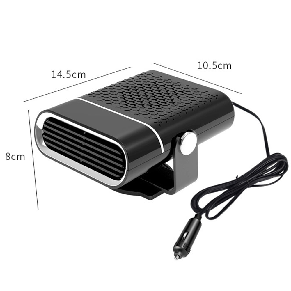 TD® Dégivreur  de voiture electrique désembueur matériau ABS multifonctionnel résistant aux hautes pressions ventilateur de chauffag
