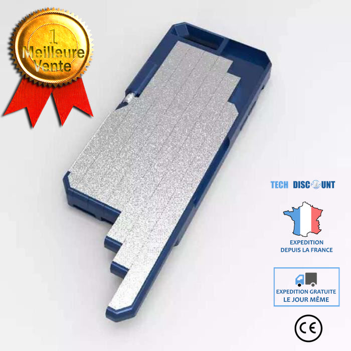 TD® Coque de téléphone IPHONE 6/6s Stikbox/ Externe étui pour téléphone portable Bluetooth selfie stick bleu