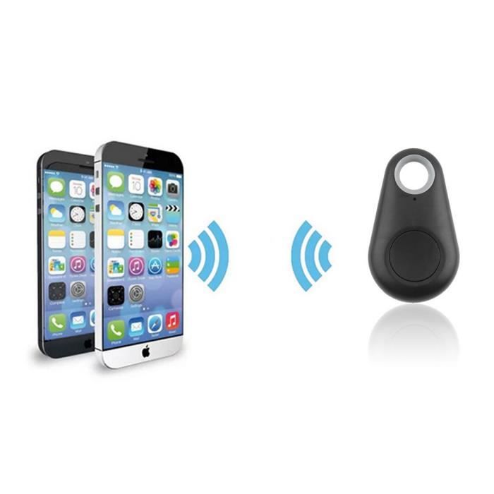TD® Lot de 2 Key finder porte clé clef anti perte Bluetooth 4.0 Puce Tracer Localisations effets personnels consommation faible