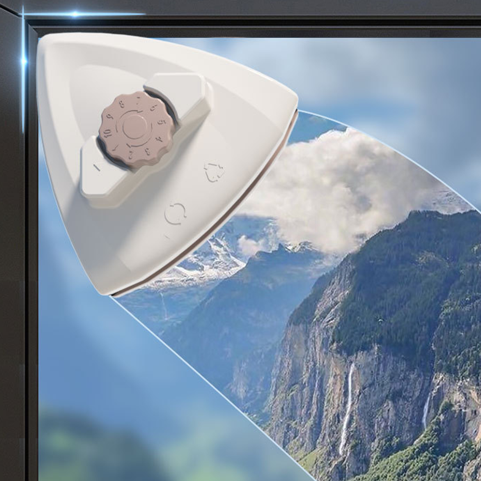 TD® Essuie-glace de nettoyage magnétique réglable essuie-glace ménager essuie-glace double face essuie-glace de nettoyage de vitres
