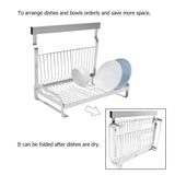 TD® Egouttoir mural support mural pour vaisselle plats et bols à fixation murale en acier/Accessoire de cuisine