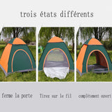 TD® 2 secondes tente automatique à ouverture rapide tente de camping en plein air crème solaire étanche simple tente de plage pliant
