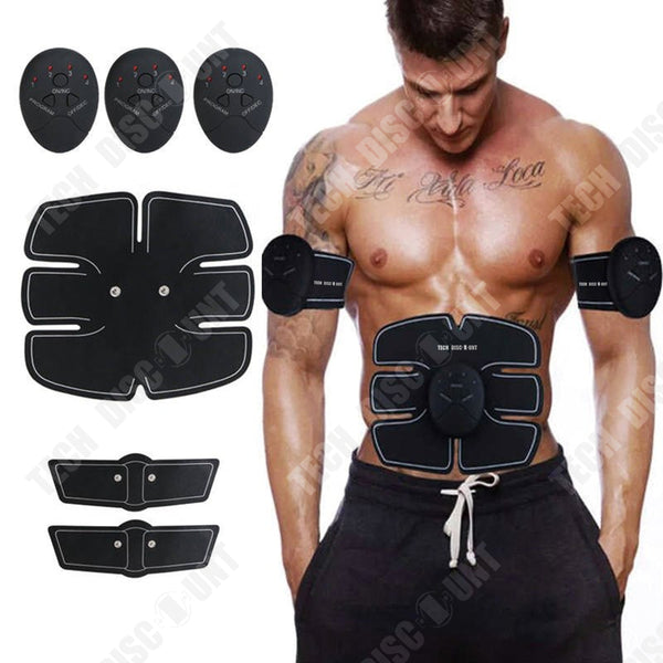 BEST DIRECT Gymform Total Abs – Ceinture Abdominale EMS électrostimulation Pour Homme/femme, 6 Programmes, 10 Niveaux