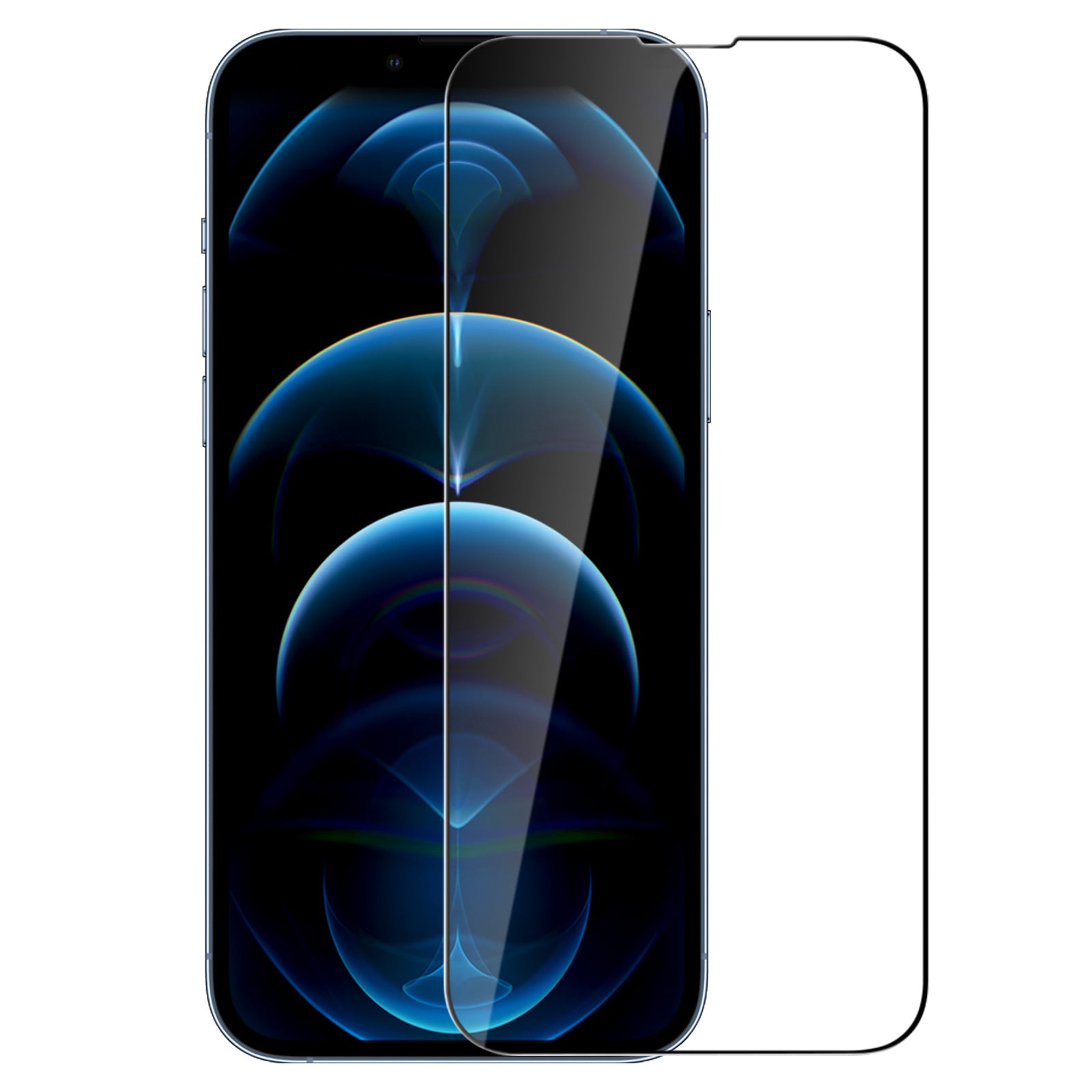 TD® Film trempé électrolytique plein écran haute définition iPhone 13 Pro poignée en métal nu à haute transmission de la lumière