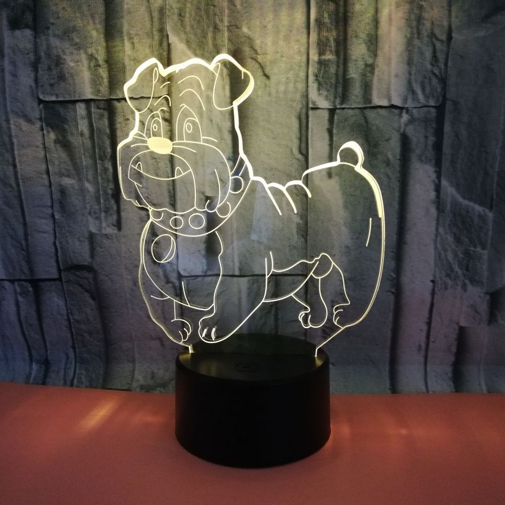 INN® Veilleuse 3D LED personnalité créative lumière d'ambiance à économie d'énergie lumière de chevet LED