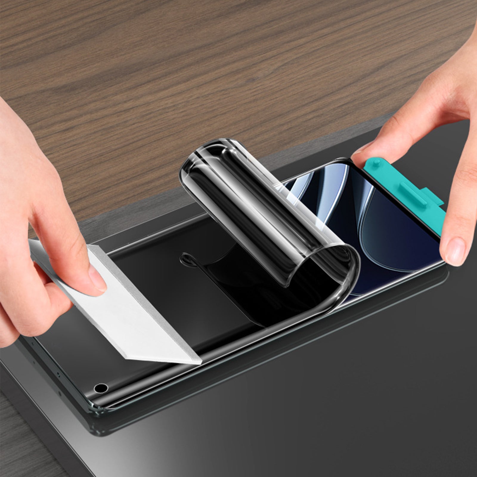 TD® Convient pour OnePlus10Pro3D film trempé film de verre de flexion à chaud film de protection anti-éclatement pour téléphone port