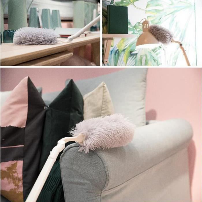 1 jeu de brosse réglable pratique pour le nettoyage de voiture