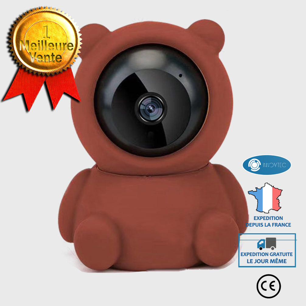 INN® 2 millions d'ours caméra sans fil intelligente 360 degrés rotation wifi téléphone mobile moniteur à distance