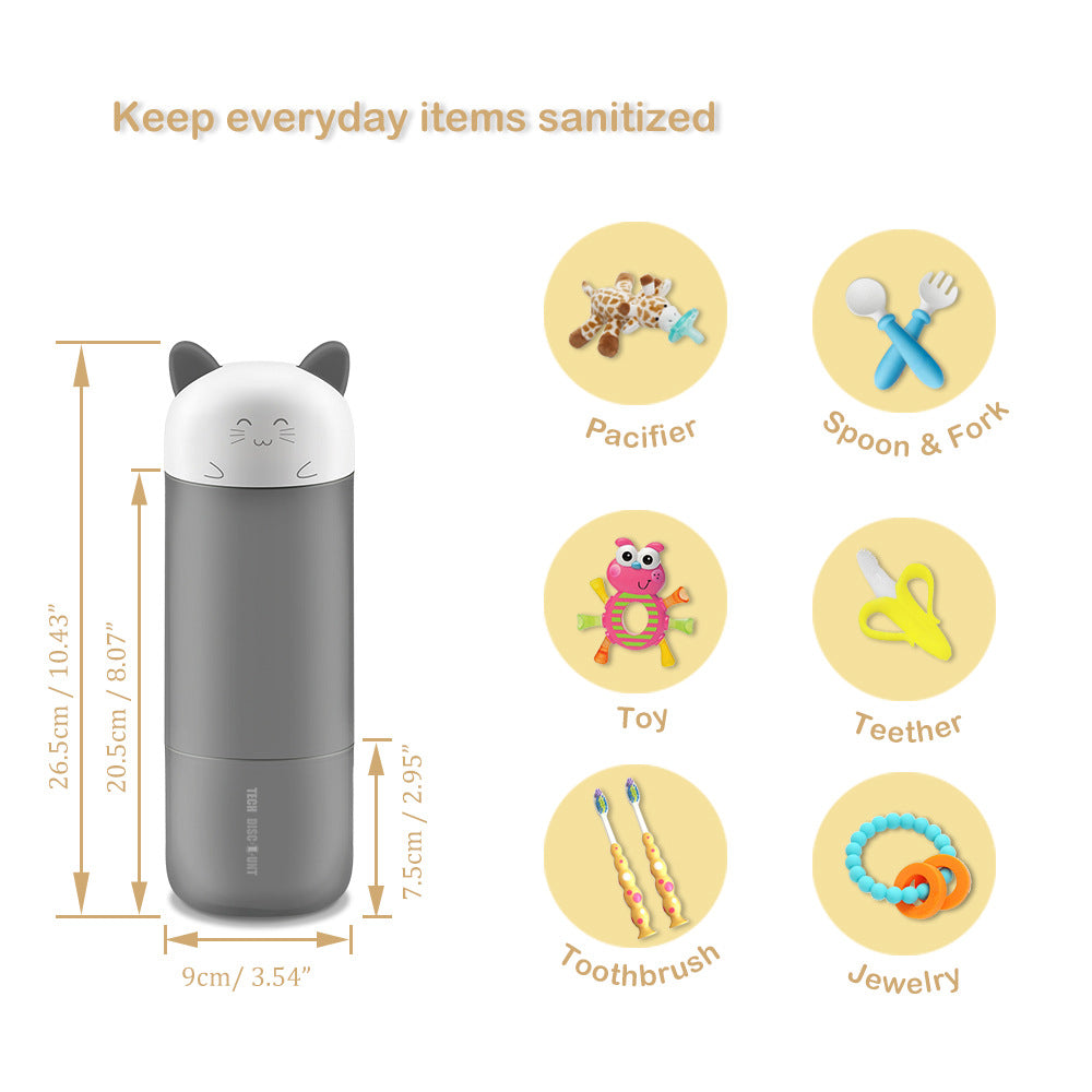 TD® sterilisateur biberon electrique bocaux tetine voyage bebe confort conserves portable uv bouteilles jouets pas cher brosse a den