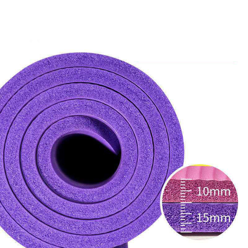 TD® Tapis de yoga ,183 x 61 x 1,5 cm ,Antidérapant et antidérapant ,Résistant à l'eau et à l'humidité ,Super résilient ,Tapis d'exer
