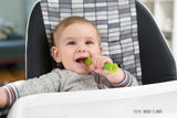 TD® Cuillères d'apprentissage dès 6 mois pour bébé enfants en bas âge silicone sans bisphénol flexible alimentaton facile asperge