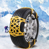 TD® Chaînes de Neige pour Pneus/ Voiture,Camion 2 Pièces/ Hiver Ceinture anti-Dérapantes