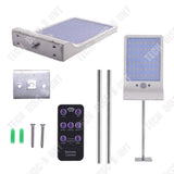 TD® Lampe solaire étanche 32 LED projecteur extérieur panneau solaire éclairage de nuit multifonctionnel détecteur mouvement