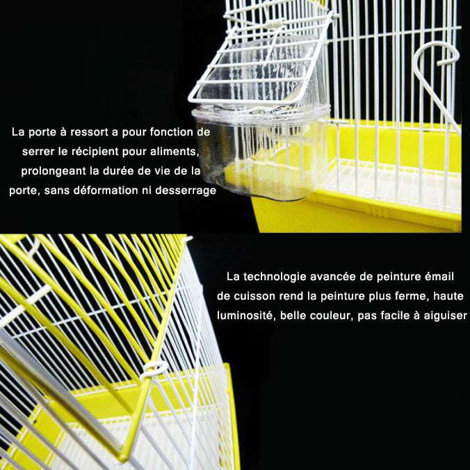 Cage à oiseaux surdimensionnée perruche volière bleu cage à oiseaux