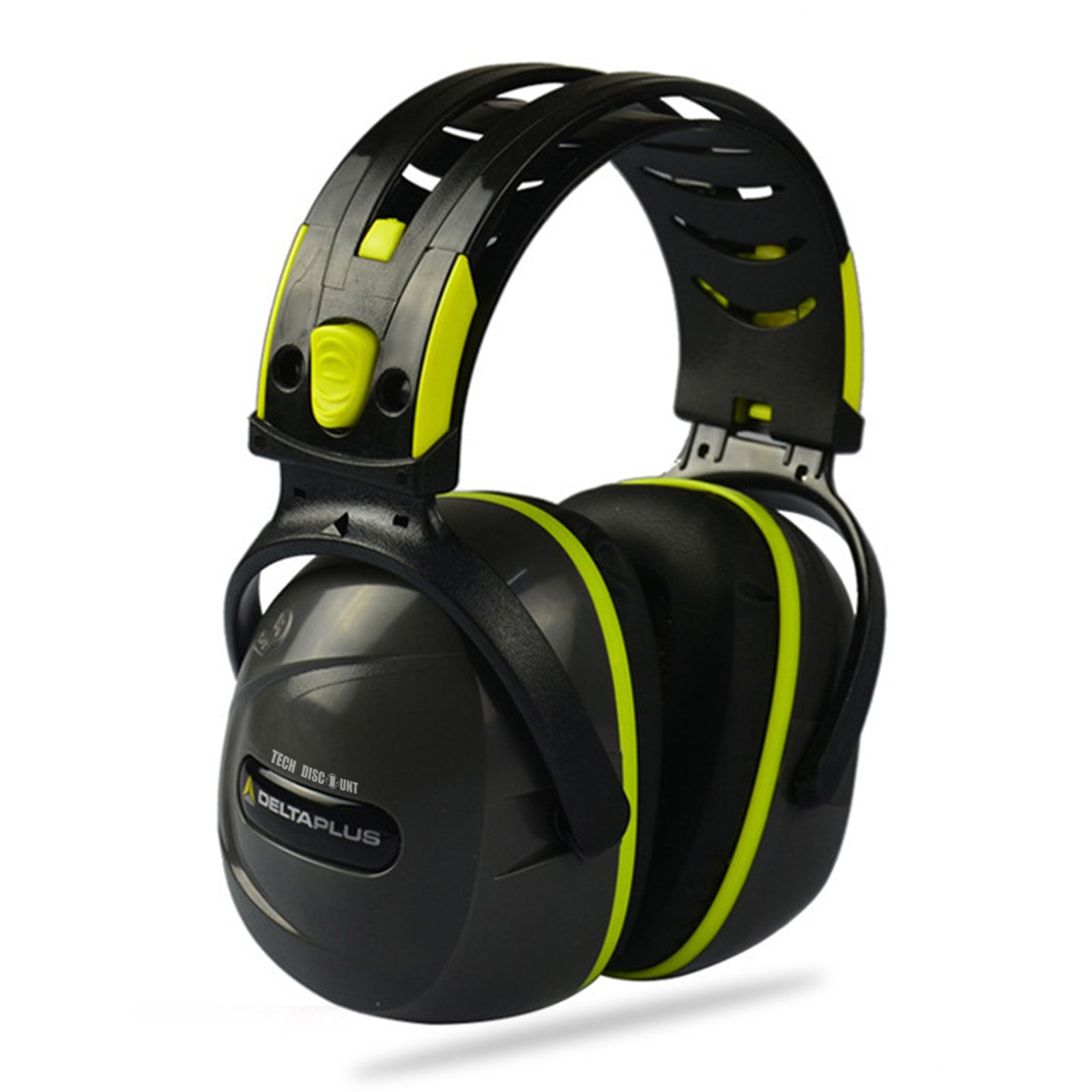 TD® Cache-oreilles anti-bruit et insonorisé, apprentissage du son du sommeil, casque noir réglable pliable sans fil monté sur la têt