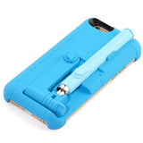 TD® Coque pour iPhone 6 / 4.7 inch /Diffusion vidéo direct Coque de téléphone dédié levier Retardateur de téléphone mobile Bleu