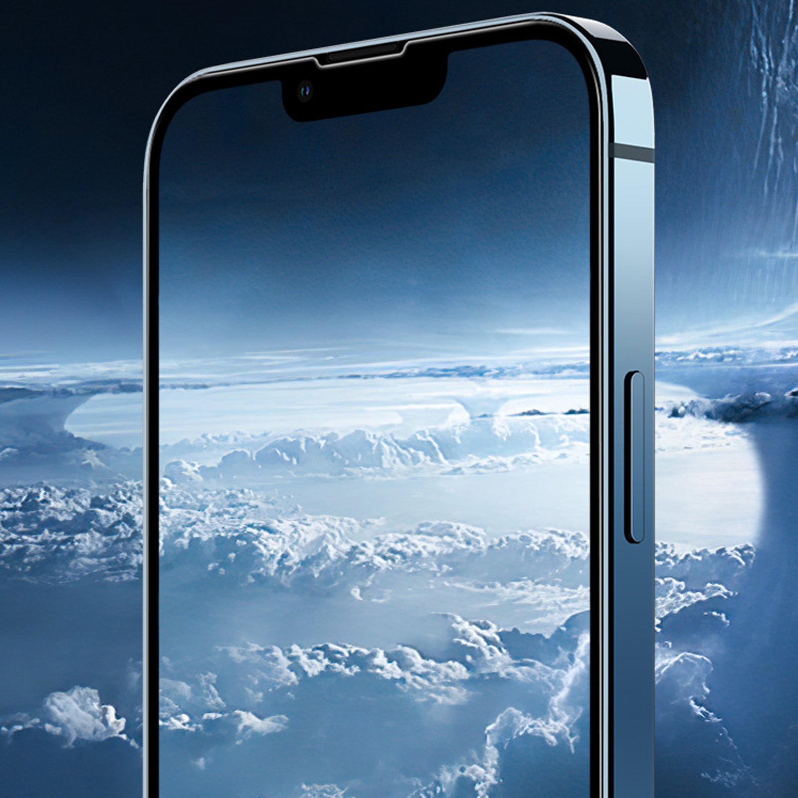 TD® Film trempé électrolytique plein écran haute définition iPhone 13 Pro poignée en métal nu à haute transmission de la lumière
