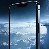 TD® Film trempé électrolytique plein écran haute définition iPhone 13 Pro poignée en métal nu à haute transmission de la lumière