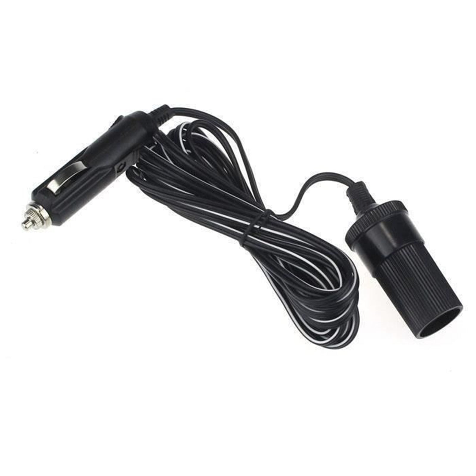TD® Accessoire voiture prise allume-cigare cordon de rallonge de câble 3 m 12 V 24 V 10 A/Très pratique et fiable/Plastique et métal