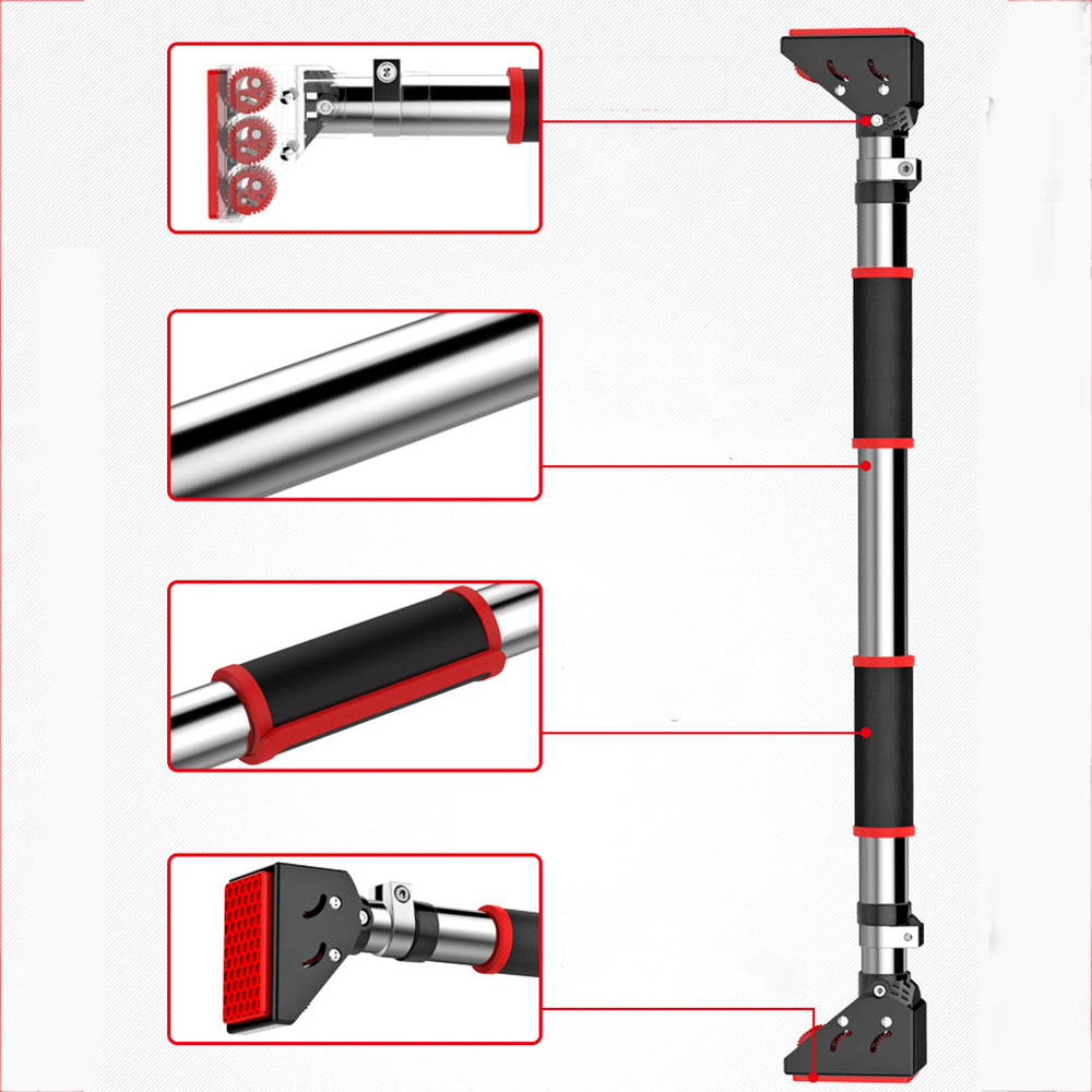 TD® Barre horizontale de porte Traction équipement de fitness domicile Cintre d'intérieur poinçonnage sans mur Corps de remise en fo