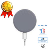TD® Chargeur sans fil magnétique iPhone12 Chargeur rapide pour téléphone portable Chargeur magnétique respiratoire Gris