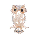 HTBE® Collier Hibou à la mode et exquis Pendentif Accessoires du vêtement Chaîne de pull animal tout-en-un Mignon et beau, le meille