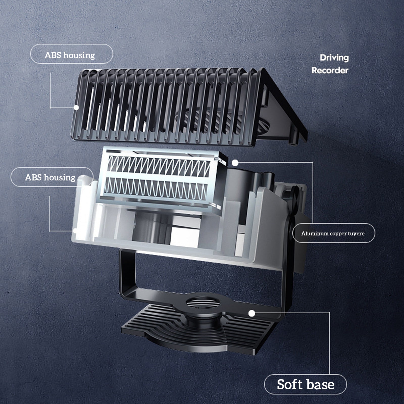 TD® Chauffage de voiture, dispositif de désembuage et de dégivrage haute puissance, petit chauffage de voiture, voiture portable 150