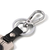 TD® Porte-clé créatif voiture métal BMW taille boucle en cuir sac à dos suspendu boucle petit cadeau accessoire décoration trousseau