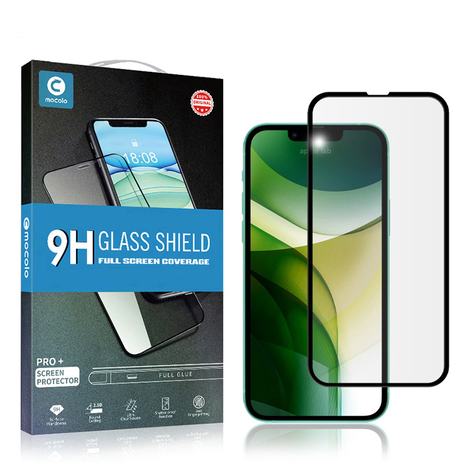TD® Film trempé anti-empreintes digitales haute définition iPhone13 Pro Max adsorption nano-automatique plein écran plein écran
