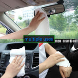TD® serviette microfibre voiture boite tissu nettoyage lingette nettoyante mouchoirs design chiffons bureau table lavage multifoncti