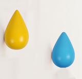 4PCS Décor moderne simple Décoration murale pour dressing Hook Crochets Dressing Room Décoration murale-bleu