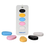 TD® Recherche de Clé Intelligente Sans Fil Clé avec 5 Récepteurs Couleur Pour Localisateur de clé perdu