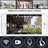 TD® Caméra de surveillance espion voiture extérieure sans fil Moniteur à distance mobile à domicile Réseau intelligent HD wifi maiso