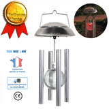 TD® Lampe solaire carillon de bureau de lecture extérieur intérieur led décoration lumineux de couleur éolien jardin cour applique