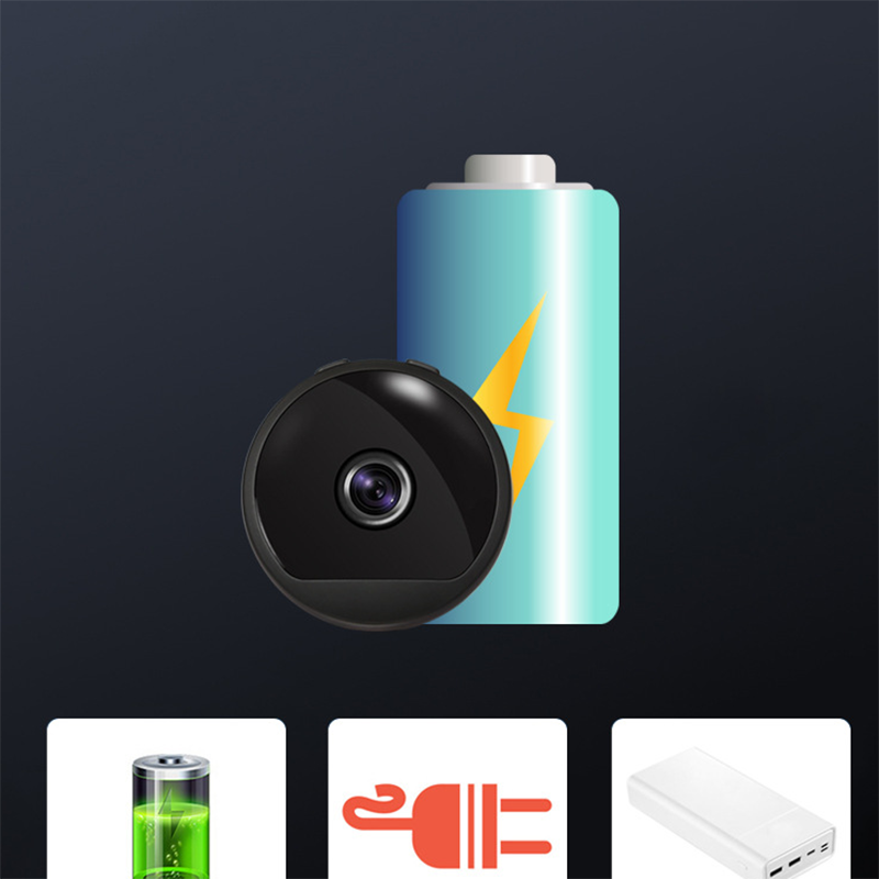 INN® Batterie sans fil caméra domestique intérieure petit stockage en nuage wifi téléphone portable caméra haute définition à distan