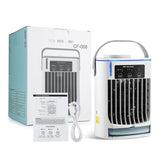 Refroidisseur d'air climatiseur mobile humidification domestique pulvérisation ventilateur de refroidissement à air froid