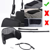 Hamac de cou portable traction cervicale pour soulagement de fatigue cou soulager la fatigue hamac cou avec bandoulière amovible