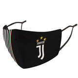 Masque facial en soie glacée noir  football respirant et fin masque de cyclisme protection UV impression anti-poussière lavable