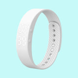 Bracelet intelligent de sport, étanche, podomètre, montre LED, vibration, réveil, montre électronique pour enfants et étudiants