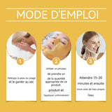 Masque au curcuma Masque pour nettoyer purifier réduire l'acné etles pointsnoirs Masque poursoins hydratants delapeau Blanchiment