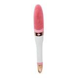 Brosse Dos Douche 500mAh Manche de 45 cm Prise en charge USB Nettoyage en profondeur Têtes de brosse en silicone Brosse de Bain