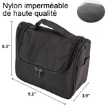 Trousse de toilette 9x23x10cm sac de rangement suspendu multifonctionnel de voyage étanche trousse de toilette de grande capacité