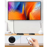 Splitter HDMI 18x6,7x2,2cm 5 interfaces 1080p qualité d'image ultra-claire 4k cinq entrées et une sortie convertisseur vidéo