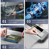 Machine sous vide alimentaire puissant appareil de mise sous vide avec 10 sacs sous vide petite machine d'emballage alimentaire