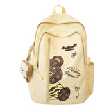 Sac à dos scolaire 42x30x13cm summer cute bear schoolbag fashion large capacity leisure waterproof computer backpacks cartable