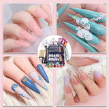 Gel nail polish kitv 24pcs nail lampe ponceuse manucure vernis semi permanent extension de outils décor kit manucure kit complet